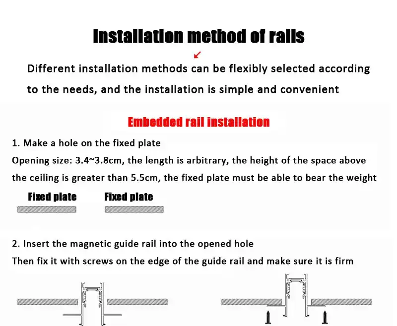 magnetic track lights from USKYLED