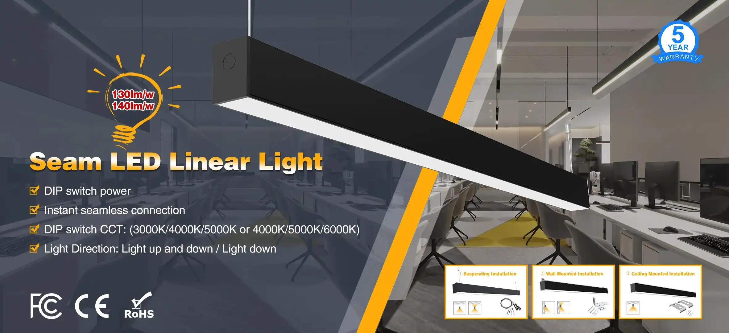 linear lights from USKYLED