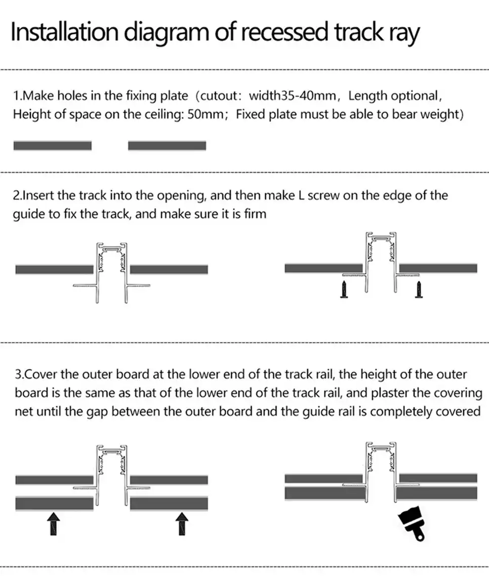 magnetic track lights installtion 