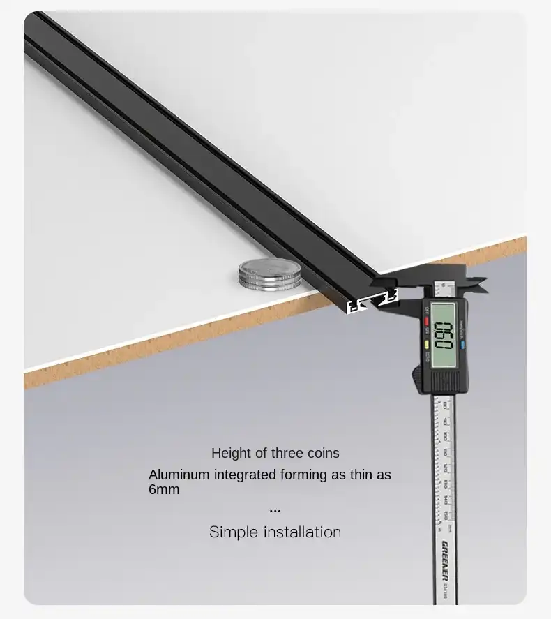 ultra thin magnetic track lights 