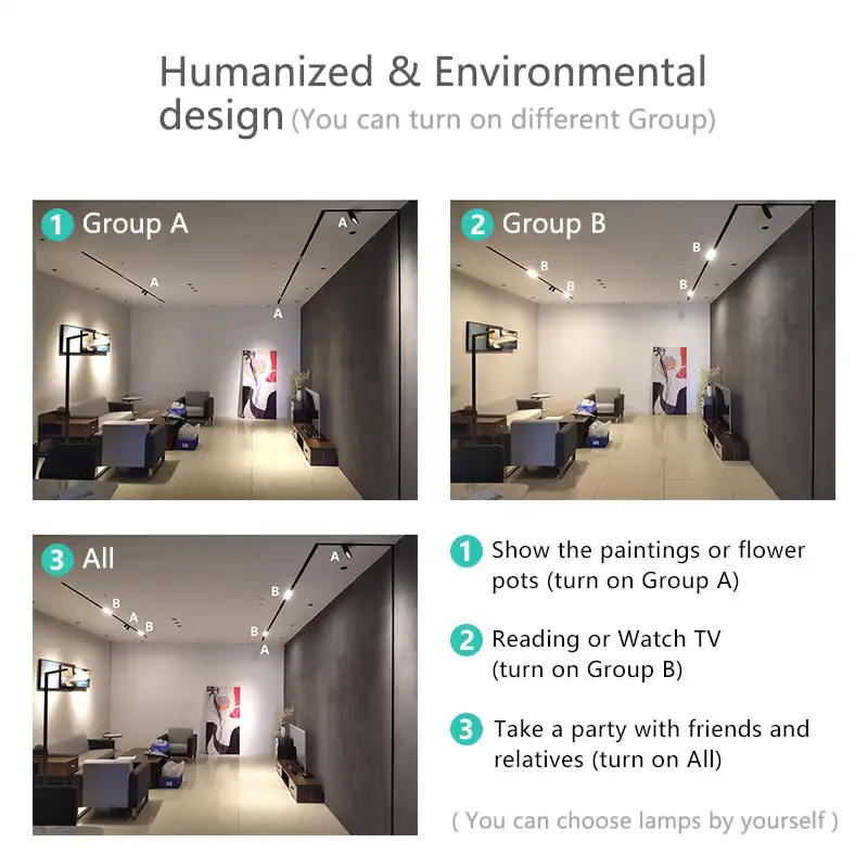 dimmable magnetic track lights from USKYLED dimmable magnetic track lights from USKYLED