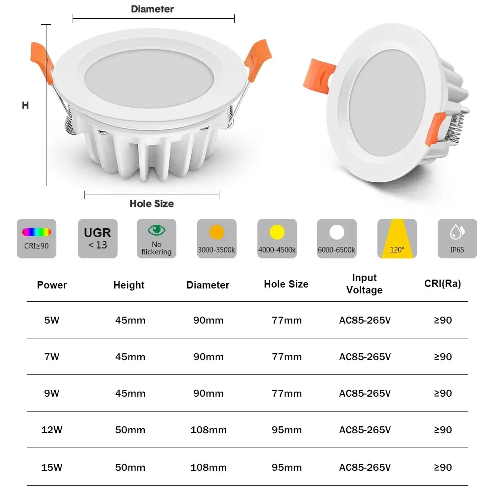 LED downlights LED downlights