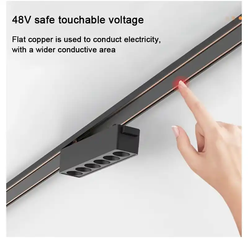 Llums de carril magnètiques ultrafines per a espais moderns | Enviament gratuït